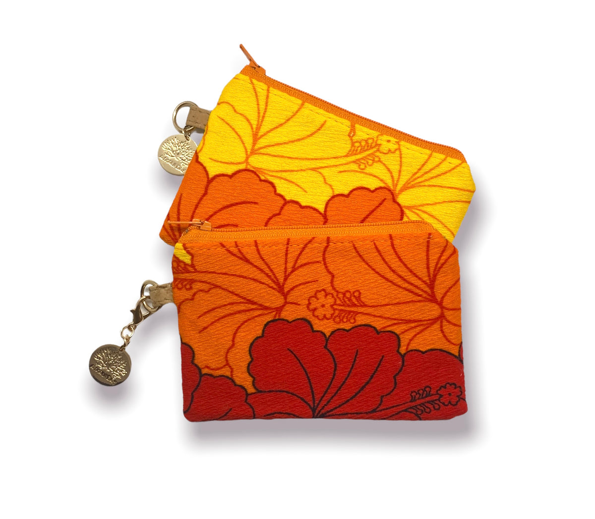 Vintage Mini Keychain Pouch Twilight Florals – A Maui Day Original Handbags