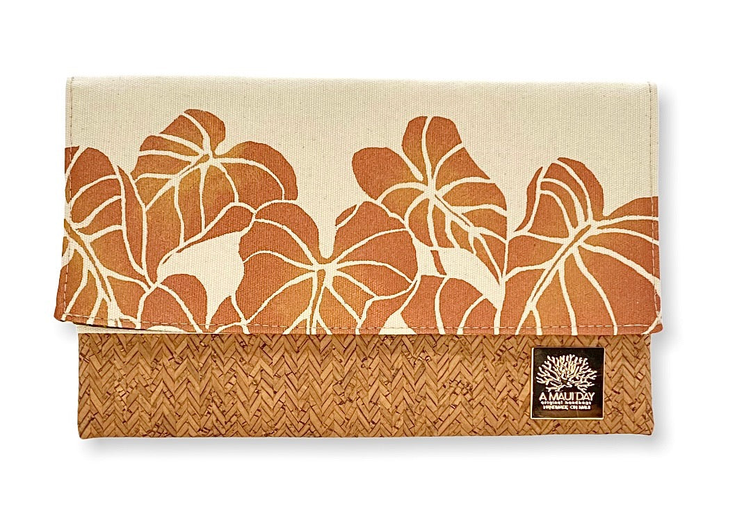 Kalo Handprinted Foldover Clutch