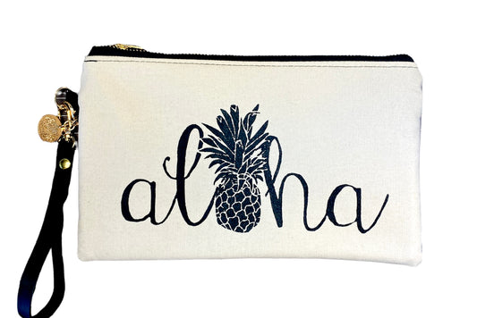 Aloha Pineapple -Wristlet