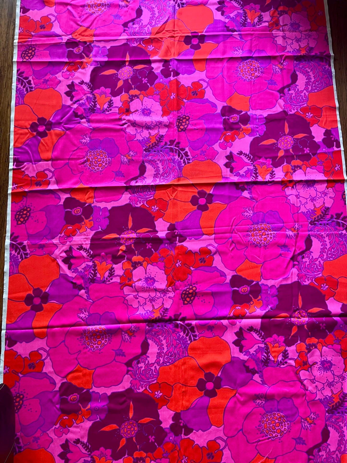 NEW Vintage Tote - Bright Pink Floral